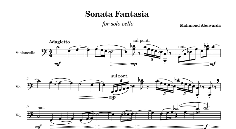 Palestinian composer Mahmoud Abuwarda wins JERUS-IT-ARTS International Contest.